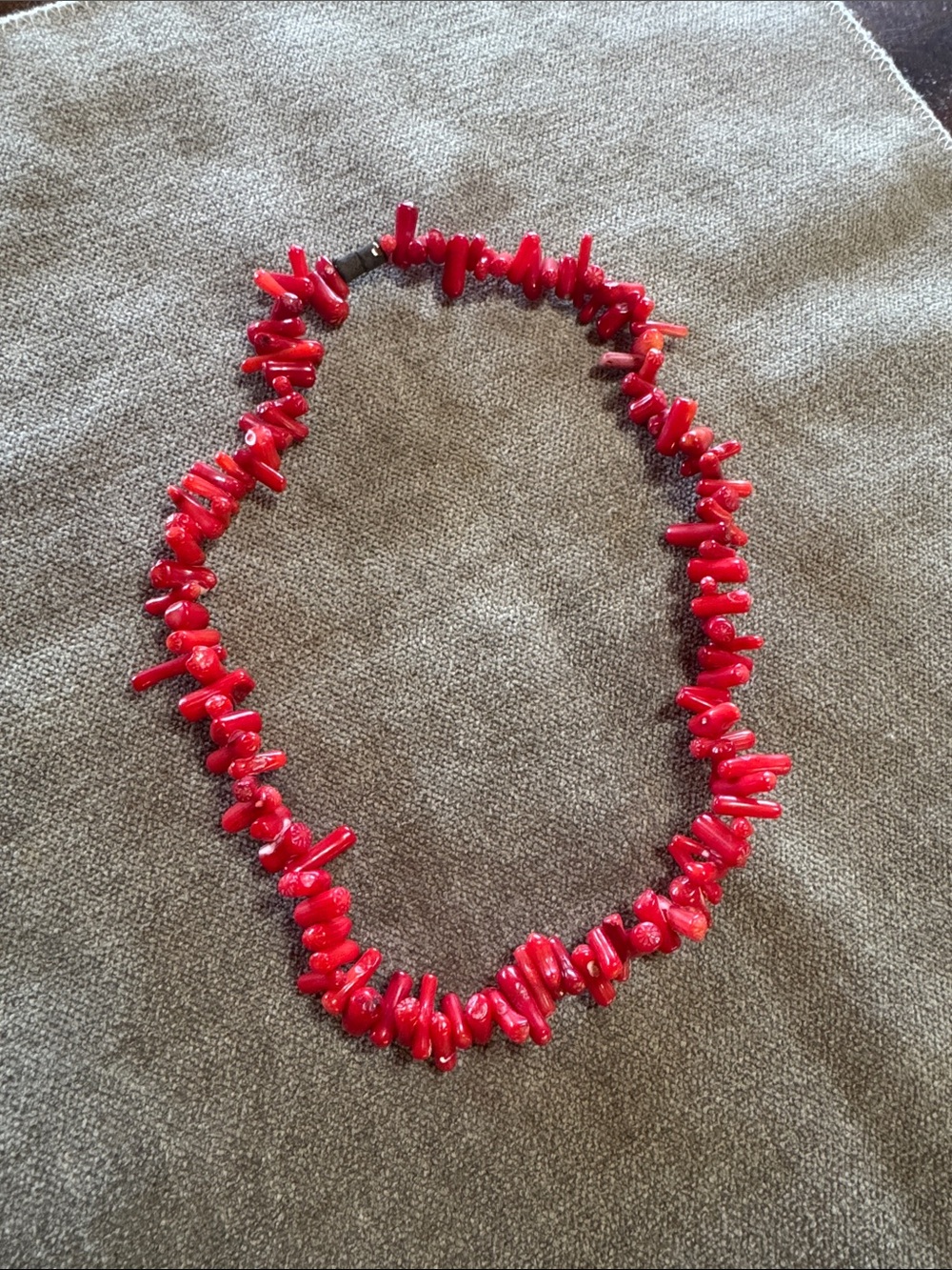 Red Coral Chip Necklace - Women Jewelry